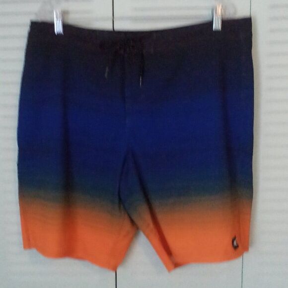 O'NEILL 38" W x 21" Outseam STRETCH SWIM BOARDSHORTS WITH TIE n 10" INSEAM XXL - Picture 1 of 11